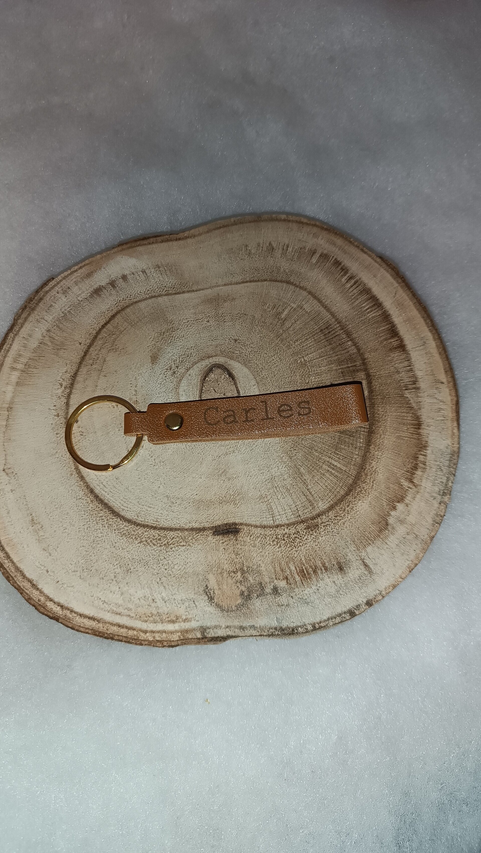 Llavero de cuero personalizado - 4