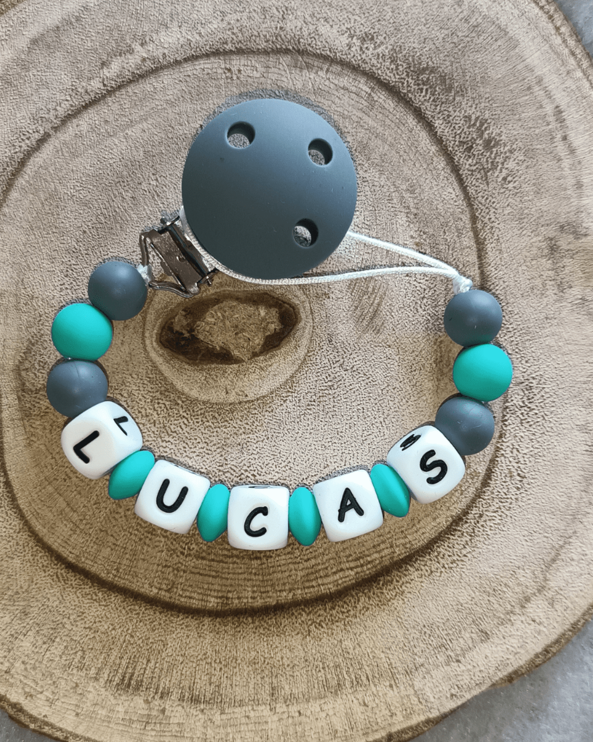 Chupetero - Azul verde y gris oscuro - 2