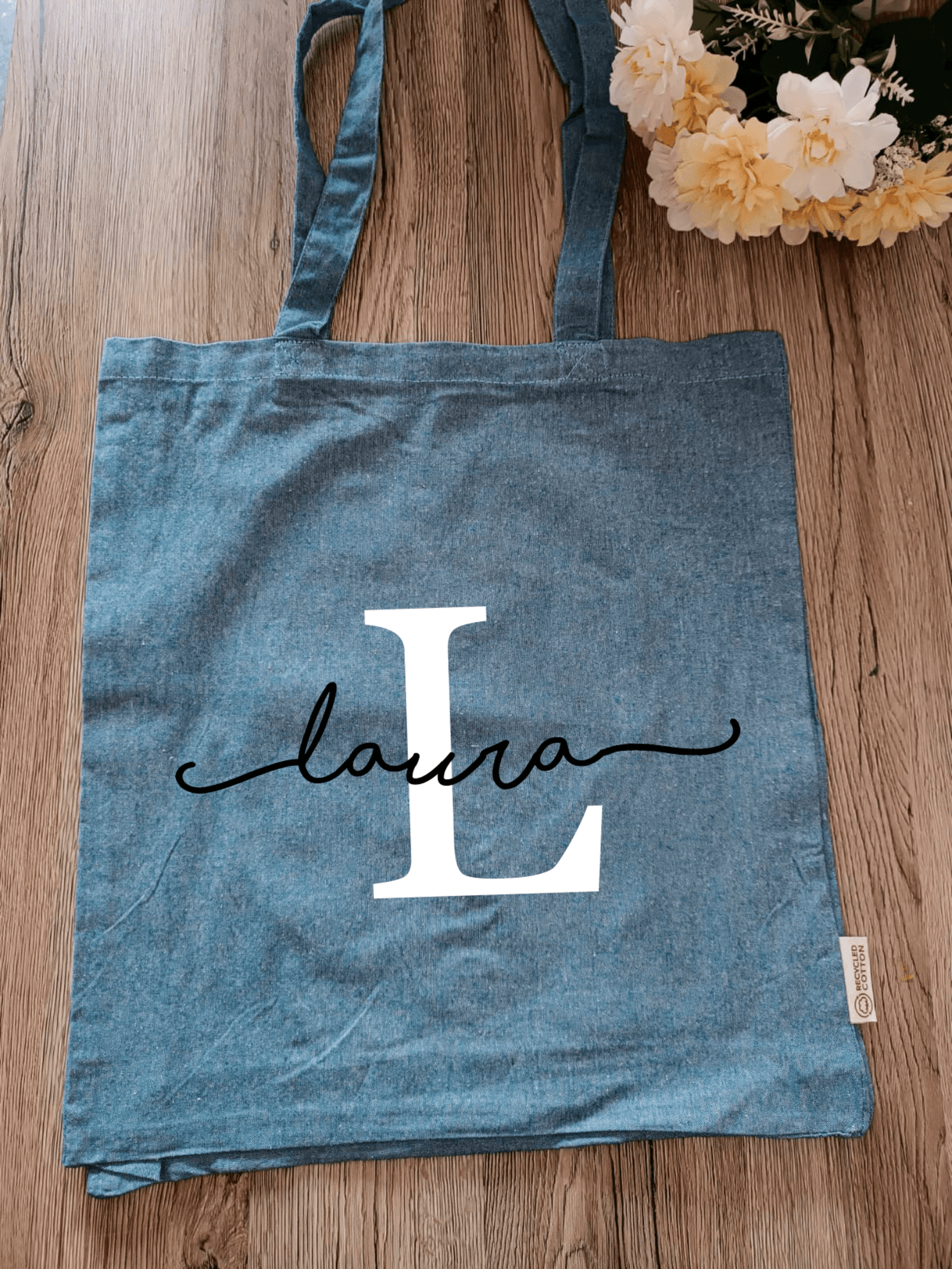 Tote bag "Inicial y nombre" - 5