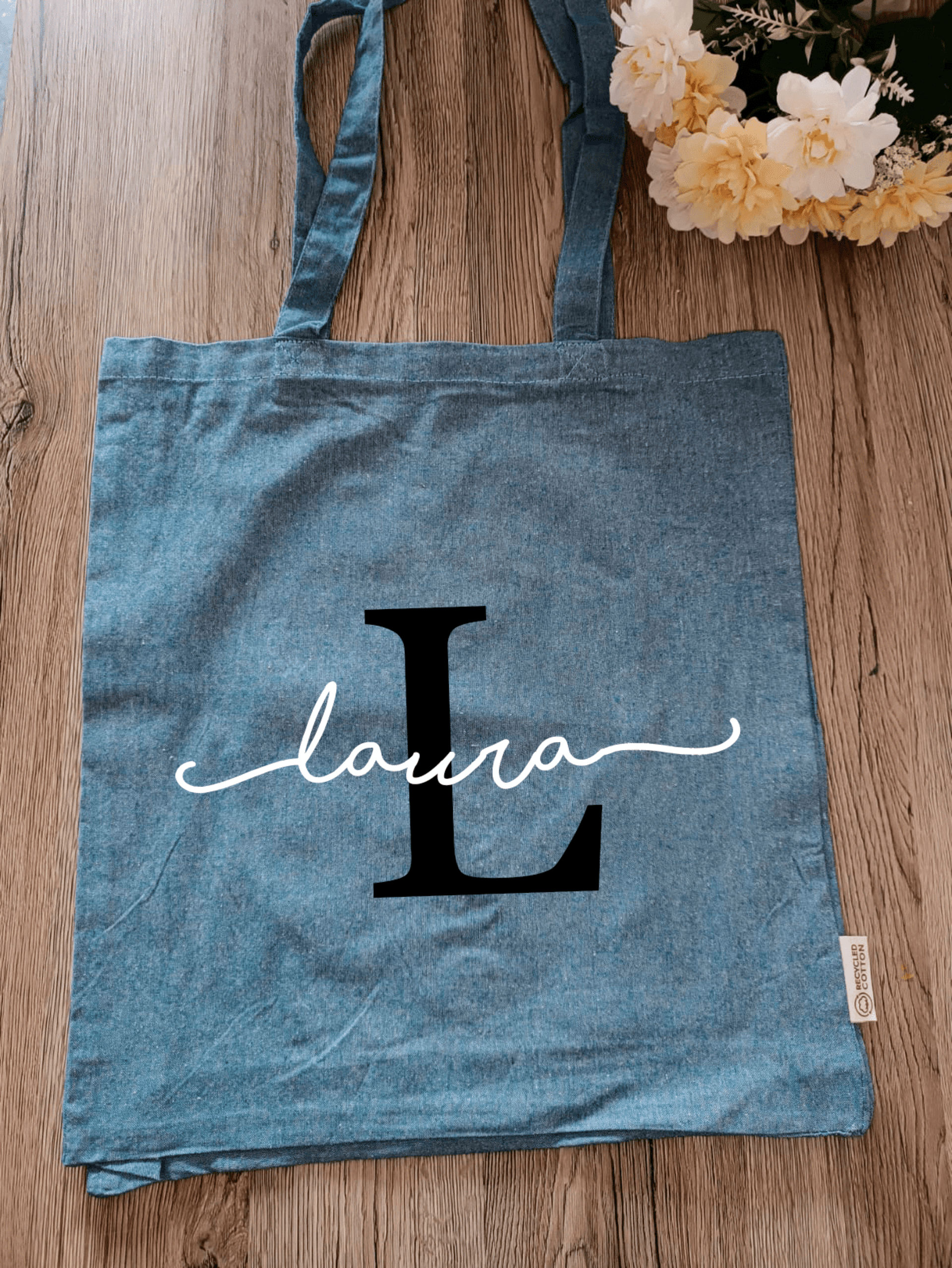 Tote bag "Inicial y nombre" - 2