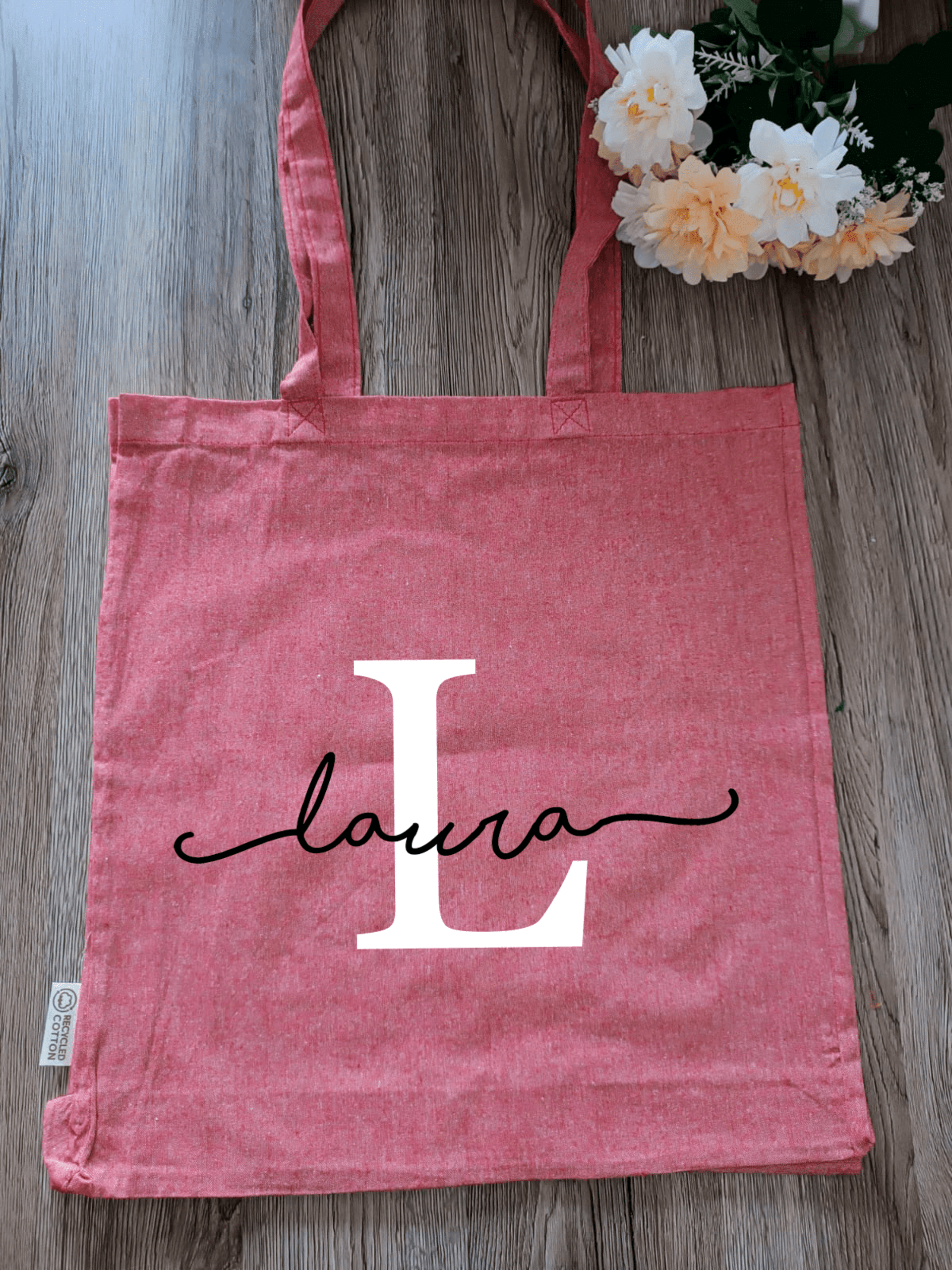 Tote bag "Inicial y nombre" - 3