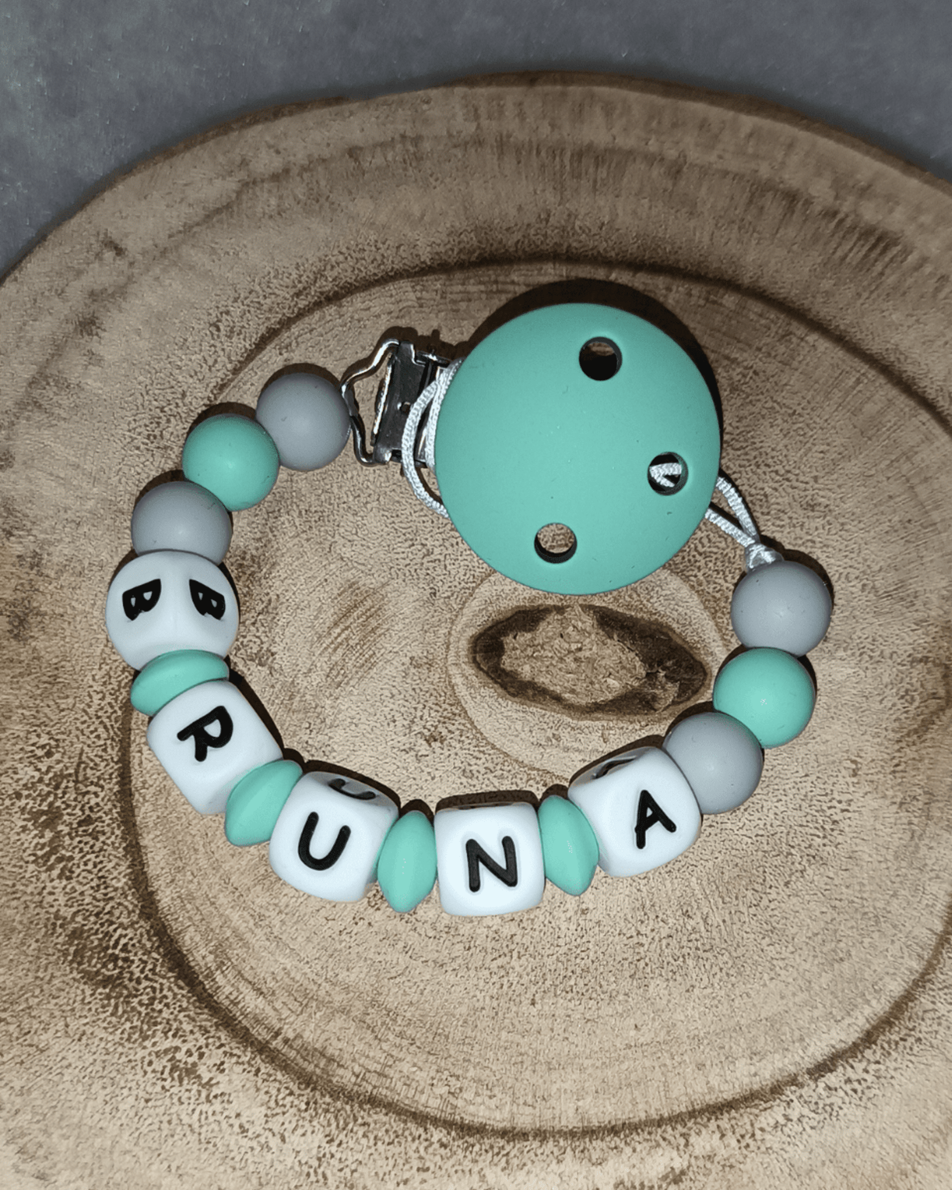 Chupetero - Menta y gris - 2